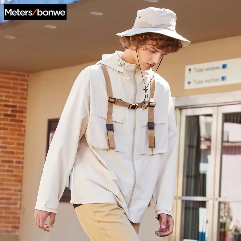 Metersbonwe 2020 Весенние новые мужские повседневные куртки однотонные модные с