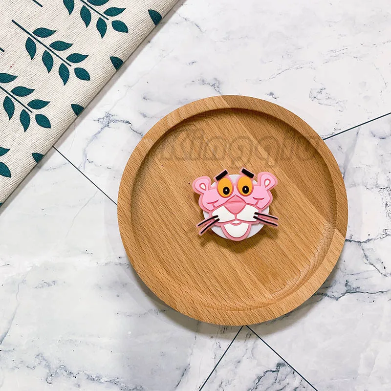 Pinkpanther3 Универсальный эластичный Кронштейн для мобильного телефона, подушка безопасности с когтями кота из мультфильма, Телескопический Кронштейн для мобильного телефона - Цвет: Pinkpanther3