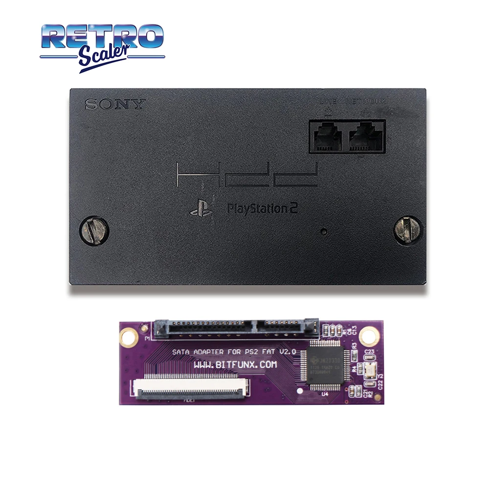 RetroScaler Second Hand оригинальный Сетевой адаптер IDE для SONY Playstation2 ps2 в версии США и SATA