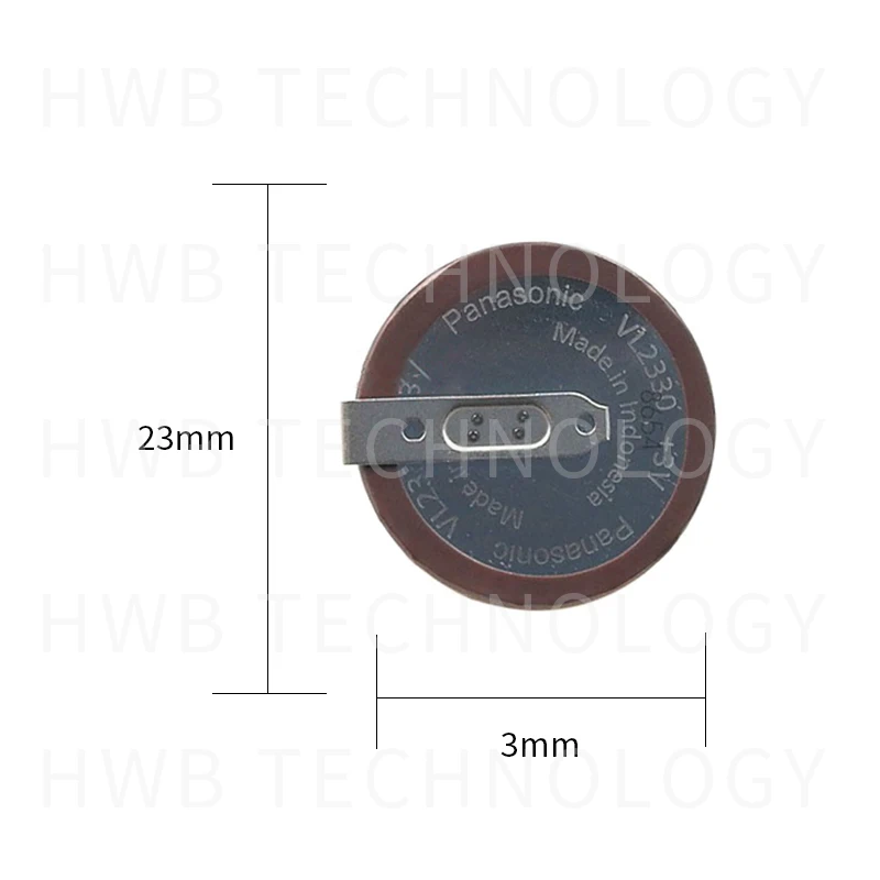 1 шт. для цифрового фотоаппарата PANASONIC VL2330/HFN 3V Батарея хорошее качество, плата