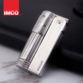 

2020 Original IMCO Metal Retro Kerosene Windproof Lighter Genuine Stainless Steel Gasoline Cigarette Lighter Gadgets For Men