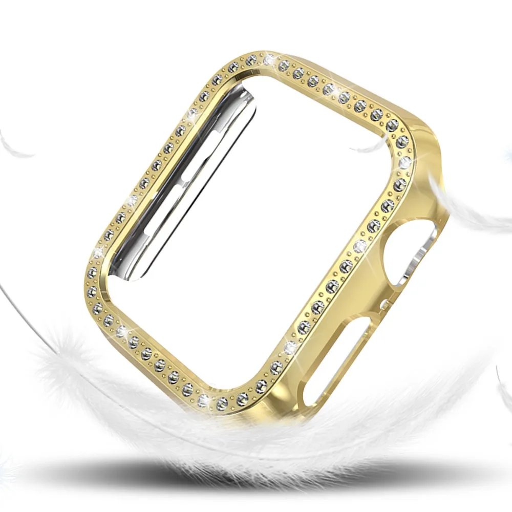 Защитный чехол для Apple Watch, версии 5/4/3/2/1 40 мм 44 расположен в городе дрель ПК Материал чехол s для наручных часов iWatch, версия 3, 2, 42 мм, 38 мм