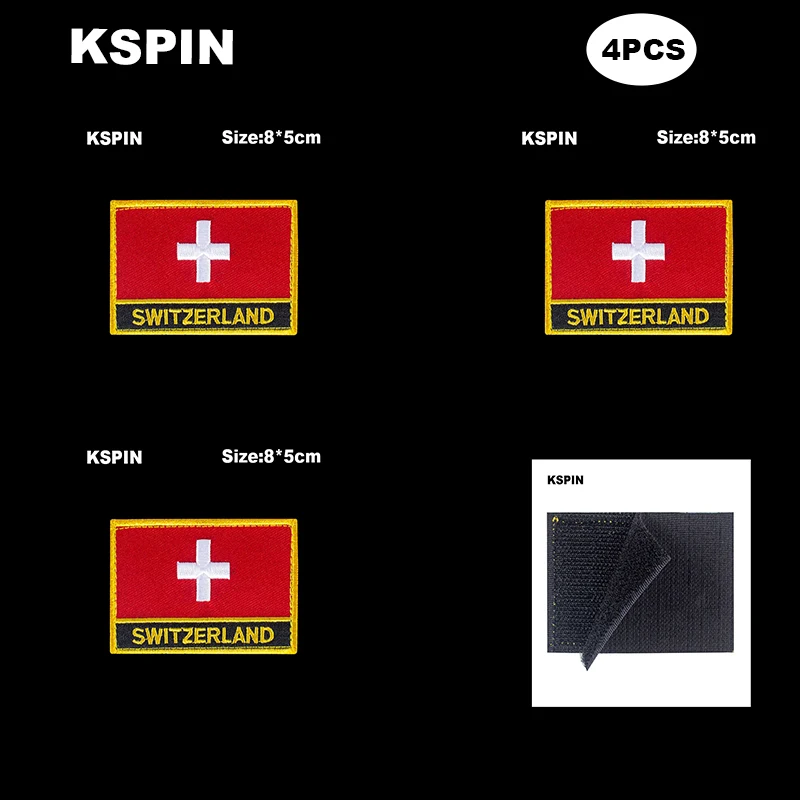 Прямоугольная искусственная петля с крючком швейцарские значки повязка на руку
