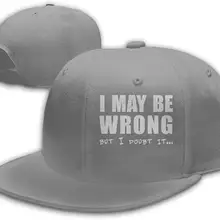 Я могу быть не прав, но я сомневаюсь, что это Мужская бейсболка с плоским козырьком Регулируемая Серая бейсболка