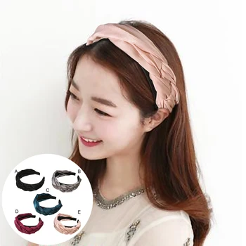 

Bohemia Style Hairband Top Knot Turban Vintage Elastic Hair Head Hoop Bands Accessories Headband For Women Girls Print Headdress