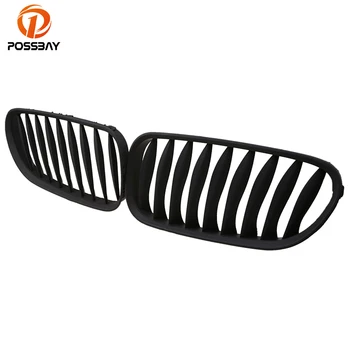 

POSSBAY Front Center Kidney Grille Grills Matte Black for BMW Z4 M Roadster E85 2.5i/2.5si/3.0i/3.0si/M3.2 2006 2007 2008