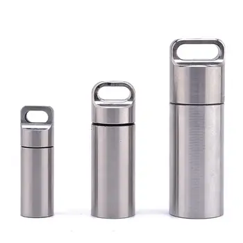 

Waterproof Pill Case Box Bottle Container Outdoor Travel Emergency Gear Tool