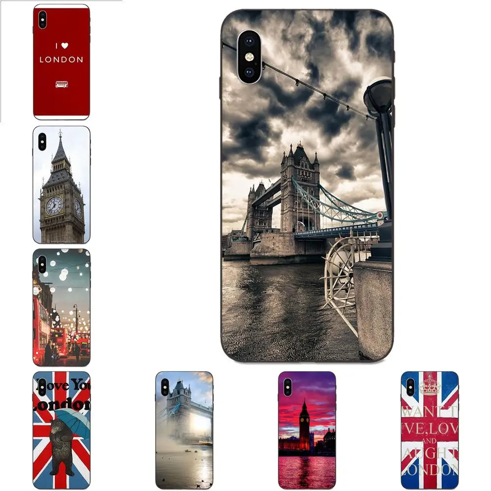 Уникальный I Love London для Apple iPhone 4 4S 5 5S SE 6 6S 7 8 11 Plus X XS Max XR Pro резиновый мягкий из ТПУ