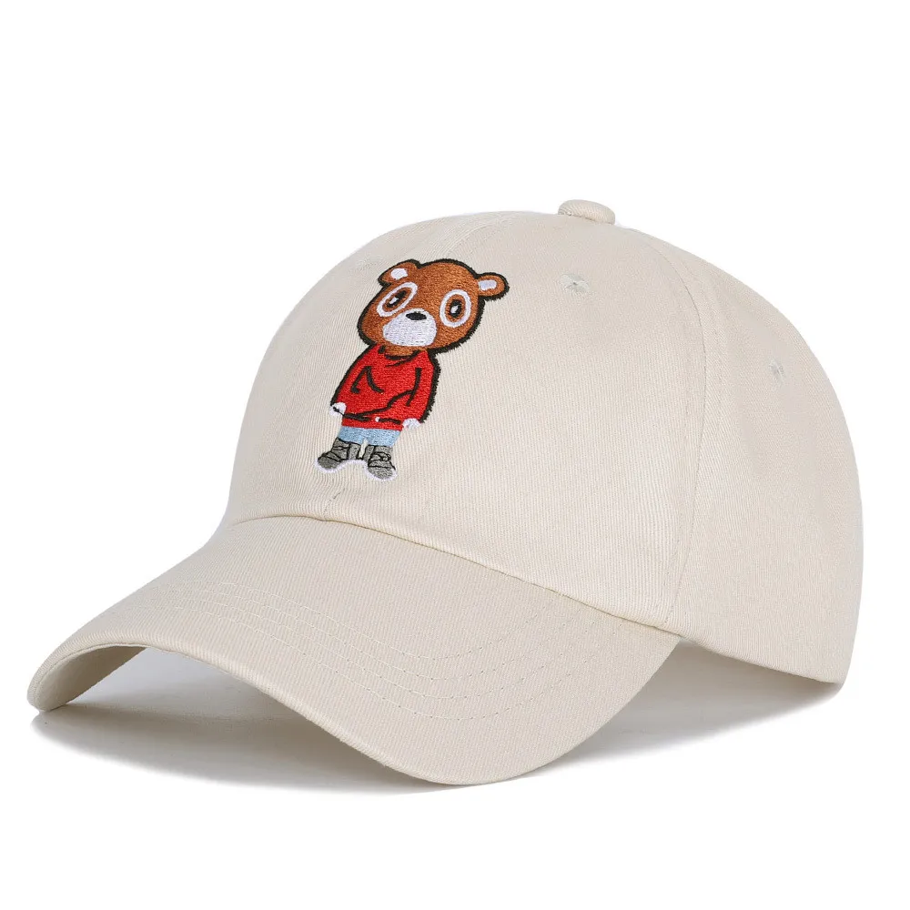 

Newest Bear Dad Hat Lovely Baseball Cap Summer For Men Women Snapback Caps Unisex Exclusive Release Hip Hop Kanye West Ye Hat
