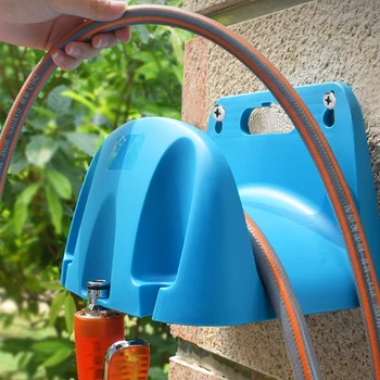 

Wall Mounted Hose Hanger Pipe Rack Storage Rack Can Be Mounted 20 Meters 4 Points Water Pipe Convenient Tools For Home Garden K