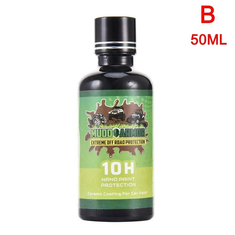50ml Против царапин 50 мл супер гидрофобное покрытие 10H керамическое покрытие автомобиля жидкое стекло водонепроницаемое нано керамическое покрытие автомобиля уход за краской - Цвет: 50ml