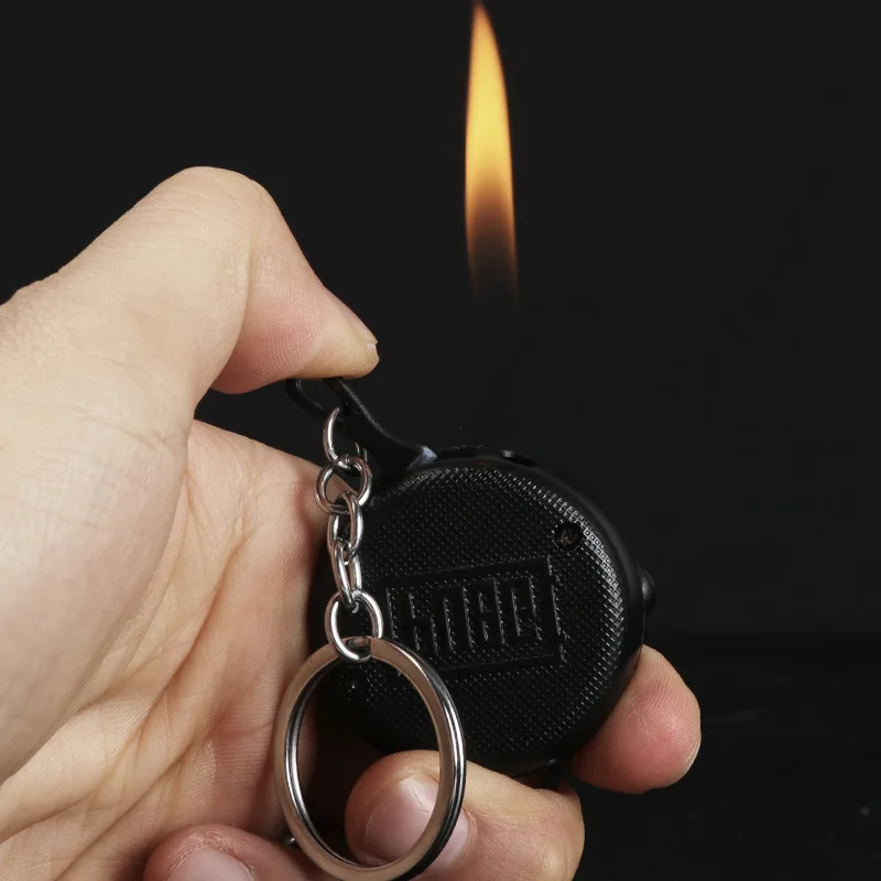 

PUBG Pan Metal Mini Gas Lighter New Exotic Cigar Cigarettes Lighter Electronic Lighters Smoking Accessories Gadgets For Men