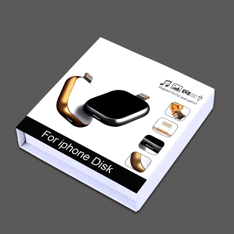 Otg USB флеш-накопитель 32 Гб 64 Гб 128 ГБ 256 Гб металлический стеклянный флеш-накопитель 256 ГБ Android Lightning 2 в 1 для iphone ipad Macbook