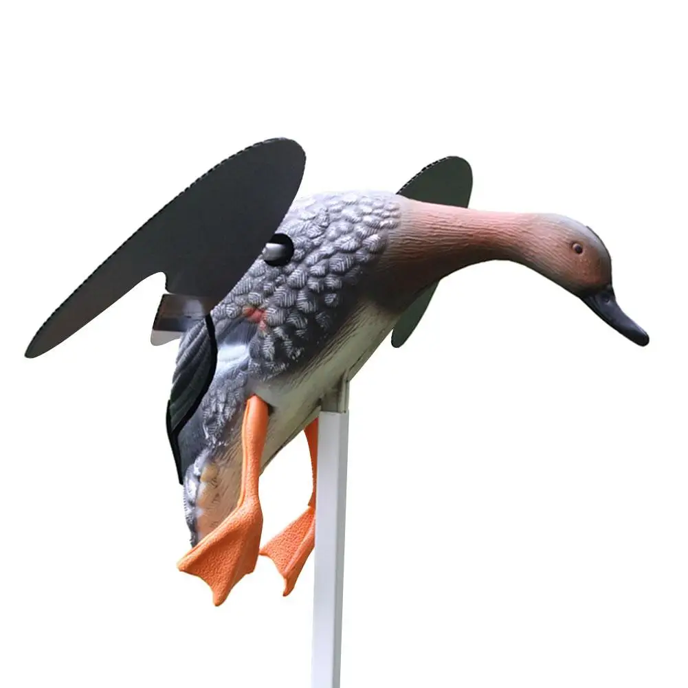 Leurre canard électrique ou éolien avec mouvement pour jardin arrière-cour appât chasse extérieur