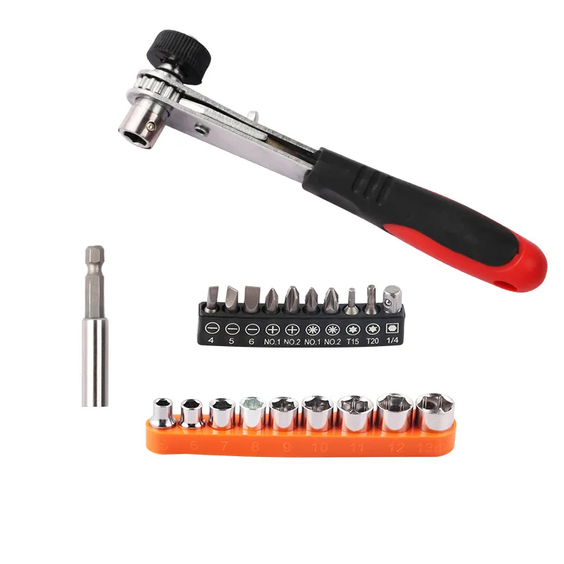 Набор инструментов для ремонта отвертки с храповым механизмом, 20 в 1 Набор инструментов для ремонта отвертки с храповым механизмом, 20 в 1