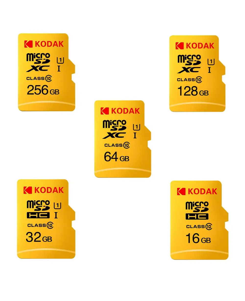 Kodak U1 Micro SD карта 128 Гб 64 ГБ 32 ГБ Золотая флеш-карта памяти Высокоскоростная TF/SD карта Micro sd класс 10 карта памяти