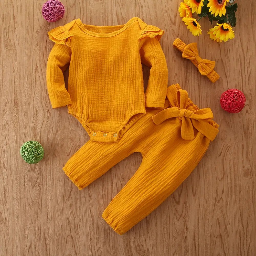 Комплект одежды для новорожденных мальчиков и девочек 3 предмета рождественский