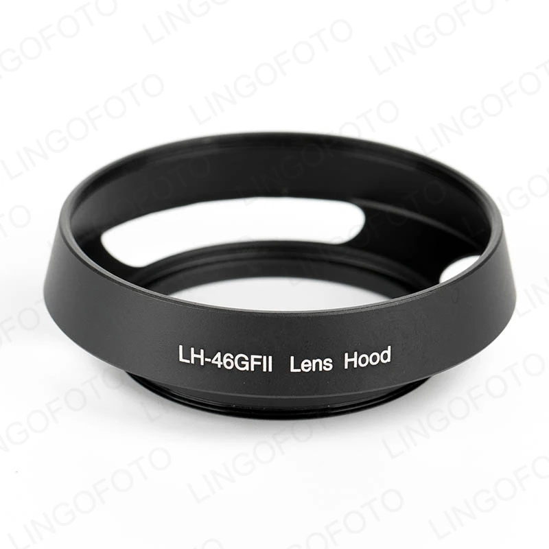 Фотобленда металлическая для Panasonic Lumix G 20 мм 1 7 II и 14 2 5 ASPH|lens hood|metal lens hoodlens hood metal |