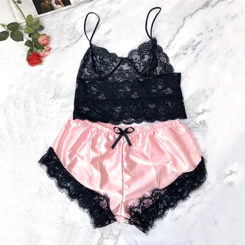 

2019 Sexy Romantic Transparent Lace Women Bra Set Underwear Lade Bra And Panty Set Free Collocation Suite Women Home Lingerie