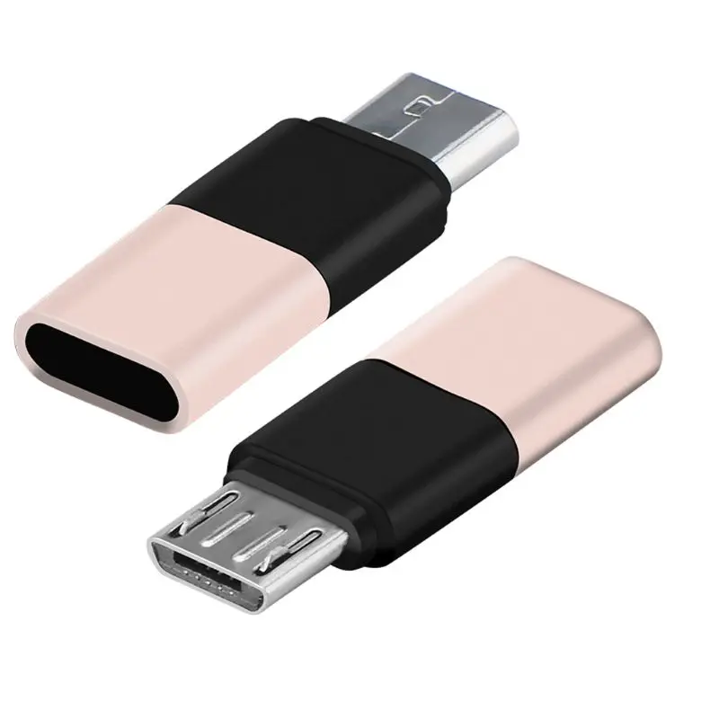 

Aluminium Alloy Micro USB Male to Type C Female Adapter Converter Connector for Samsung Huawei Xiaomi Android Phone Tablet
