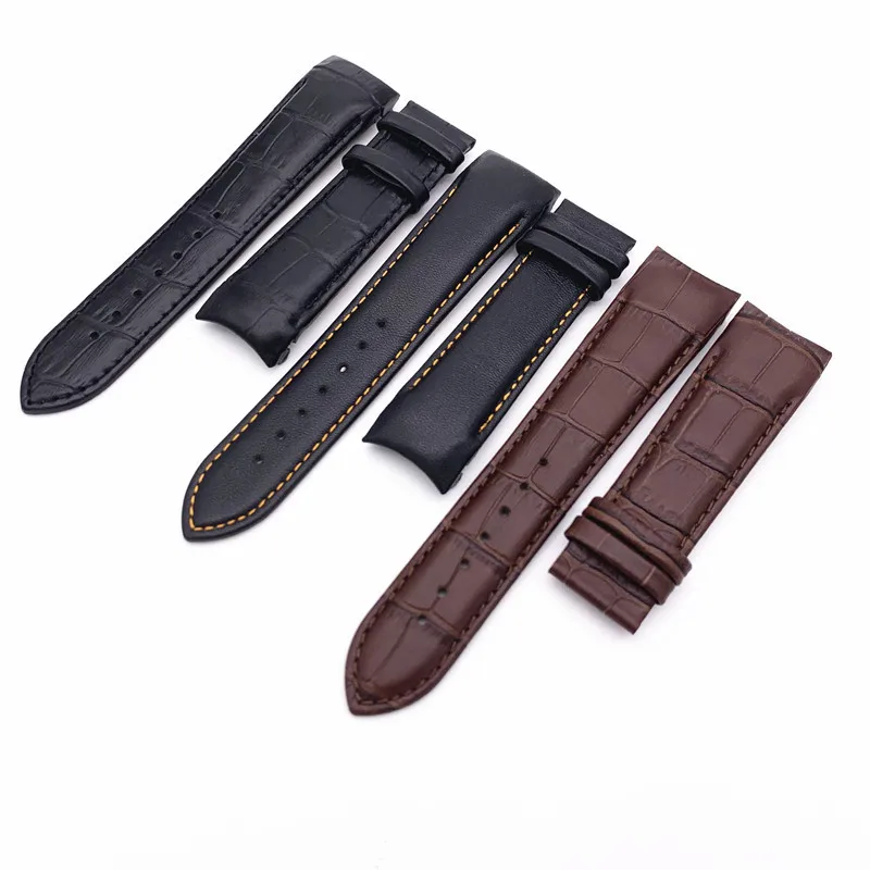 Cinturino In Vera Pelle Per Tissot 1853 Couturier Serie T035 T035617 T035627 T035410A T035439 614 Accessori 22Mm 23Mm 24Mm