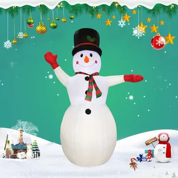

Christmas Inflatable Toys Outdoor Led Christmas Snowman Santa Claus Lights Christmas Decoration Claus Light Up Outdoor Supplies