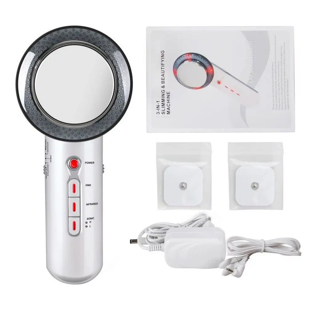 

Slimming Ultrasound Cavitation EMS Body Massager Device Electric Weight Loss Ultrasonic Therapy Face Skin Beauty Care Machine