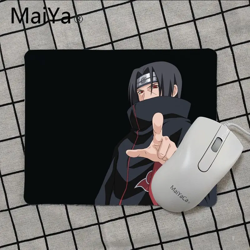 Maiya высокое качество Uchiha Itachi Naruto аниме резиновая мышь прочный Настольный коврик