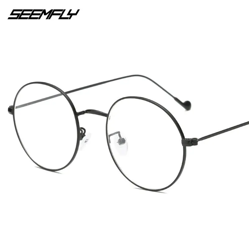 Seemfly Модные мужские и женские ретро-очки для чтения новая круглая металлическая оправа пресбиопические очки Анти-усталость женские очки для чтения