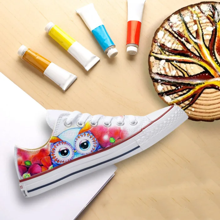 9 Pcs Art Paint Brush Set Round Pointed Tip Brushes for Acrylic Watercolor Oil Painting UY8