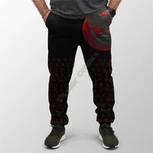 

Viking Style Viking Wolf And Blood Moon 3D All Over Printed Joggers Pants Men's For Women's Hip Hop Sweatpants