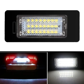 

2Pcs/Lot LED Number License Plate Light Lamp For BMW E82 E88 E39 M5 E60 M5 E61 E90 E92 E93 M3 E70 E71 E72 1/3/5 Series X5 X6