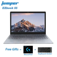 Original Jumper EZbook S5 14.0 Inch 8GB Ram 256GB SSD CPU N3450 1920*1080 FHD IPS 1.25KG Light 4600mAh Windows10 Notebook Laptop Original Jumper EZbook S5 14.0 Inch 8GB Ram 256GB SSD CPU N3450 1920*1080 FHD IPS 1.25KG Light 4600mAh Windows10 Notebook Laptop