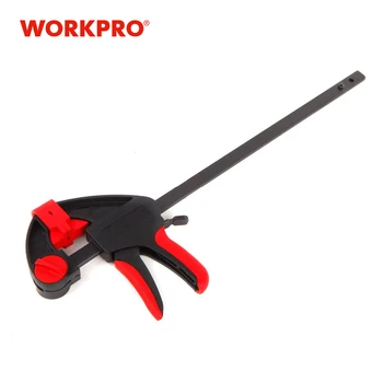 

Free Shipping WORKPRO 12'' Quick Release Ratcheting Bar Clamp Reversible Carpenter Spreader