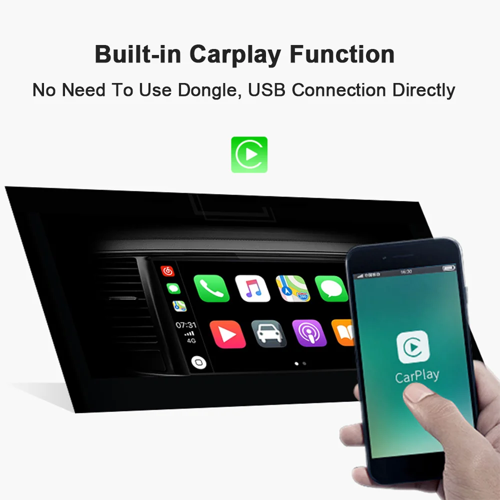 Android 10 Car Radio DVD For Skoda Octavia A7 2009-2015 Multimedia Video Player 8 inch Screen Navigation GPS Carplay USB 2 Din