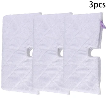 

3pcs Mop Cloth Microfiber White Pads Steam Pocket cleaner Replacement Tool Microfiber Mop Pads For Shark-S2901 Shark-S4501