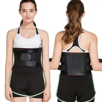 

USB Electric Heating Waist Support Waist Belt Wrap Lower Back Heat Belt Relaxing Stomach Muscle Abdomen Houding Correctie Rug