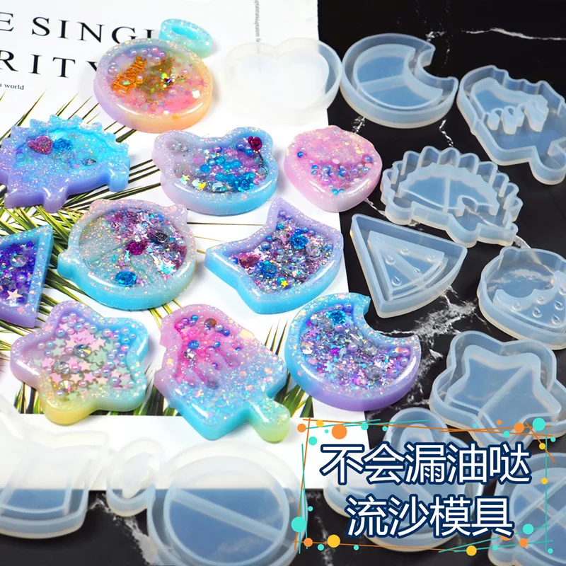 Hot-Shaker-Silicone-Molds-Epoxy-Resin-Bear-Star-Popsicle-Shaker-mold-Key-Chain-Charms-Shiny-Mold(2)