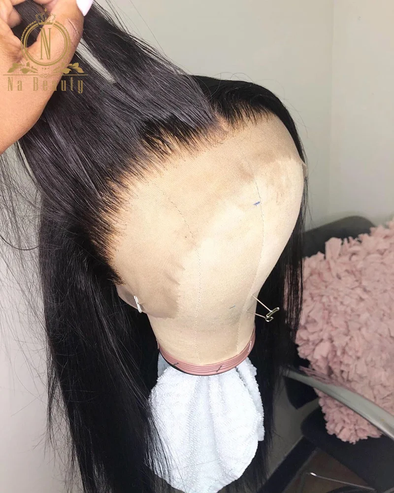 invisible knot lace wig single knots bleached knots transparent lace for black women 6(1)