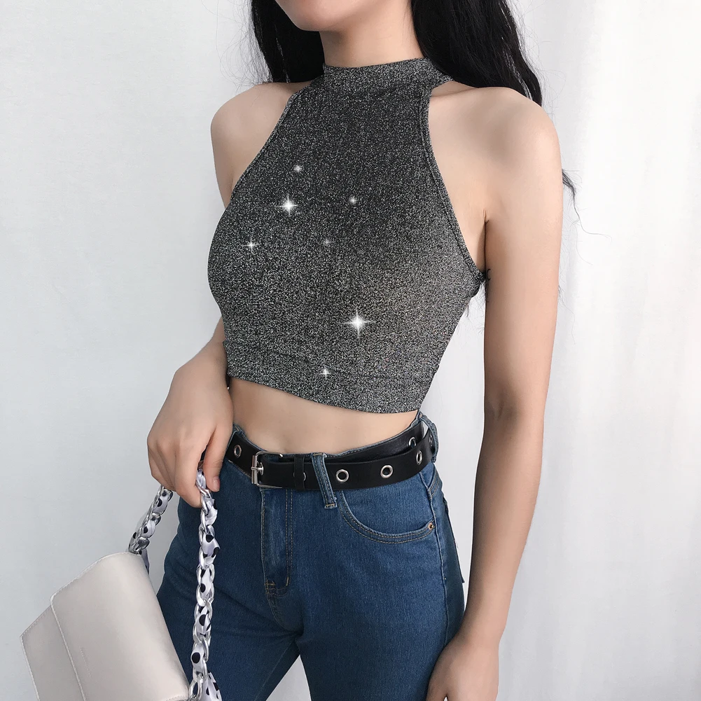 Сексуальные горячие дамы женские Майки Топы Висячие шеи Bralette Бюстье Cami мода новая майка жилет