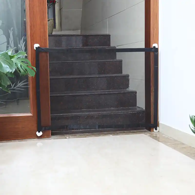 indoor gate with door