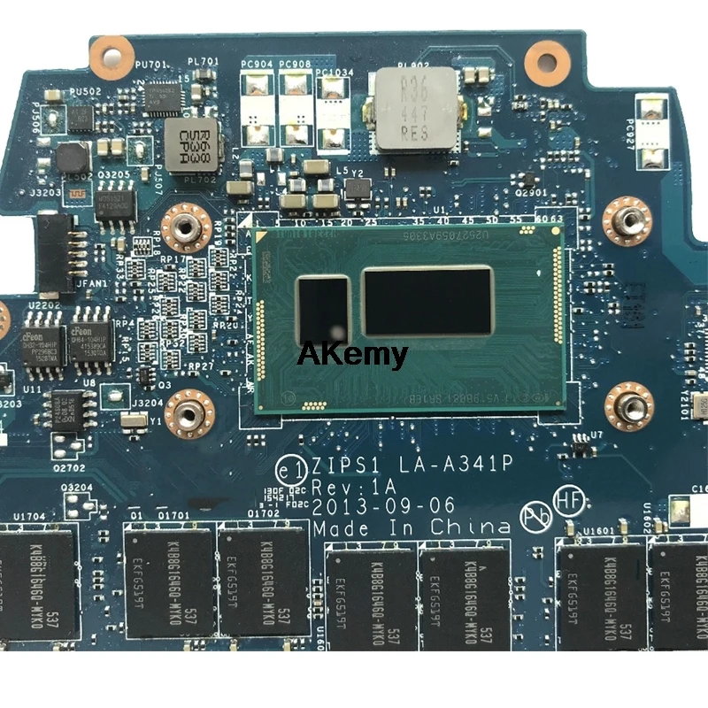 ZIPS1 LA-A341P материнская плата для ноутбука lenovo ThinkPad YOGA S1 оригинальная материнская плата 4G-RAM I5-4200U