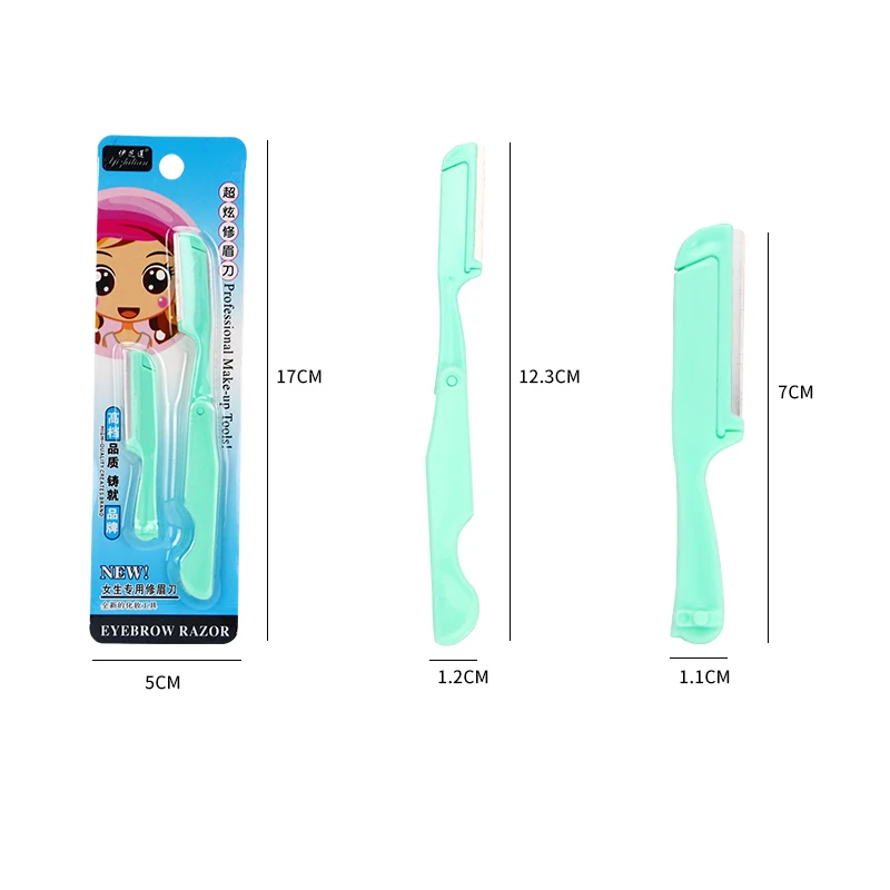 Бритва для бровей Женская бритва триммер набор макияжа удаления волос лезвие