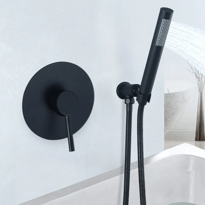 Beiluode матовый золотой набор для ванной комнаты смесители ванны и душа настенный