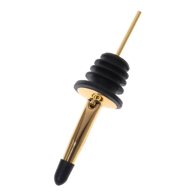 1 Stainless Steel Liquor Spirit Pourer Wine Bottle Pour Flow Spout Stopper Cap Accessories Tool - Цвет: 1