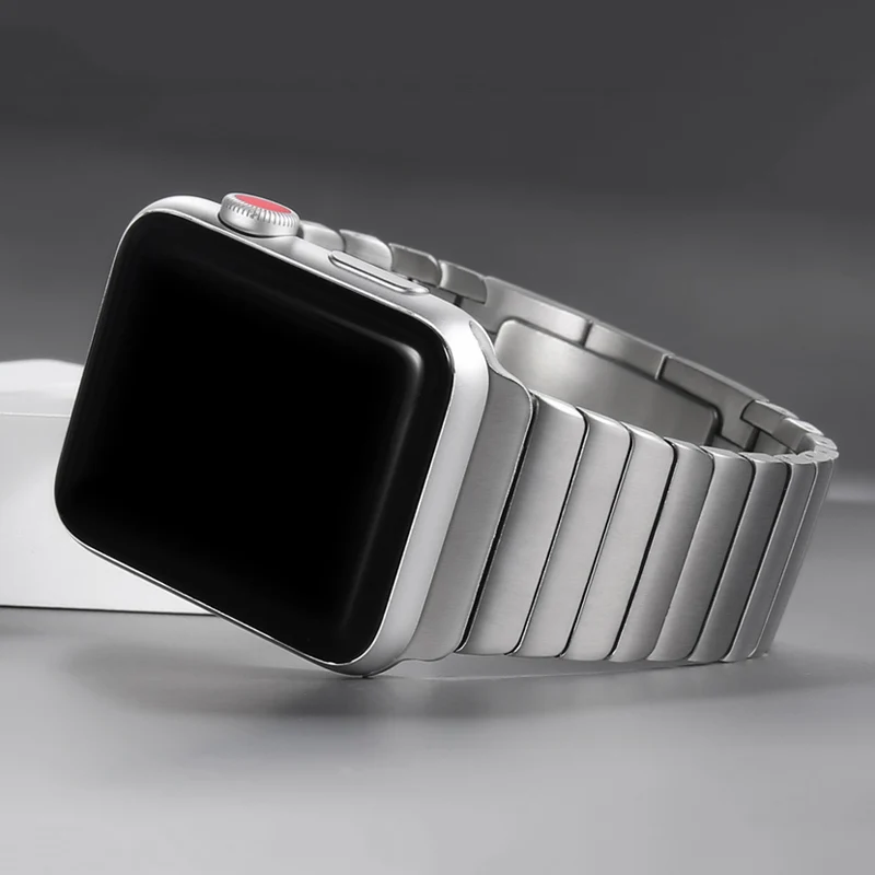 Металлический ремешок, браслет из нержавеющей стали для Apple Watch, серия 4, 5, Ремешки для наручных часов, 40, 44, I Watch, 3 ремешка с бесплатным адаптером