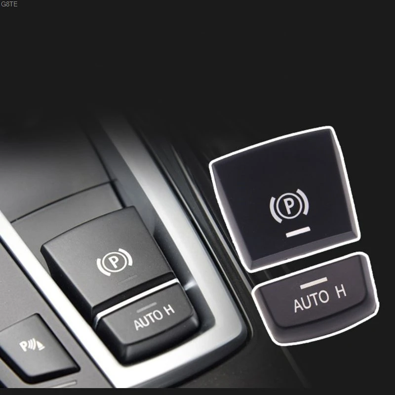 

Car Handbrake Parking Brake P Button Switch Cover For For BMW 5 7 F01 F02 F07 F10