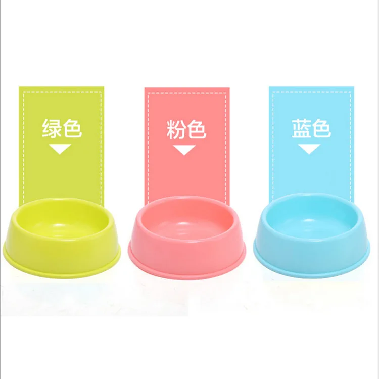 Manufacturers Direct Selling Dog Large Size Food Basin Dog Bowl Rice Bowl Dogs And Cats Supplies Single Bowl Candy-Colored Golde