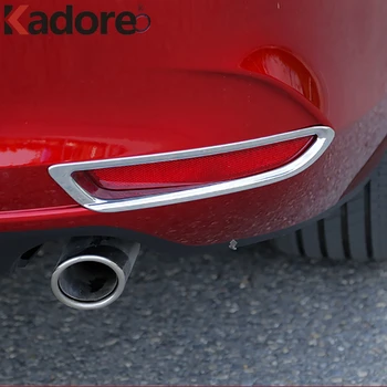 

For Mazda 3 M3 Axela 2019 2020 Sedan Chrome Rear Reflector Fog Light Lamp Cover Sticker Decoration Trim Accessories Car-Styling