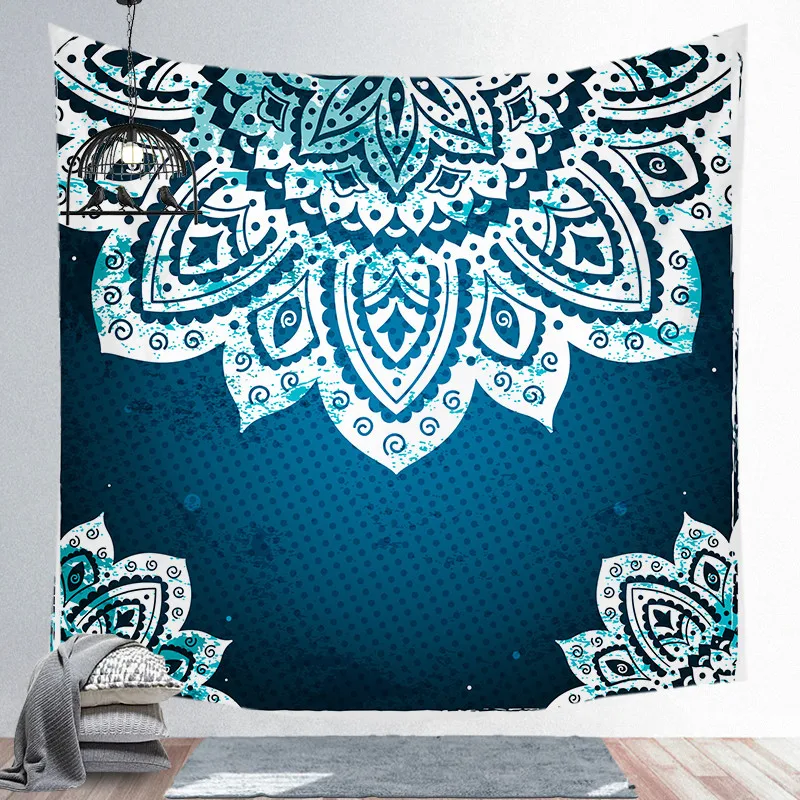 tapestry 5 Fuwatacchi серия «Мандала» гобелен настенный принт пляжное полотенце Коврик полиэстер тонкое одеяло коврик для йоги шоу ковер домашний декор - Цвет: tapestry 5